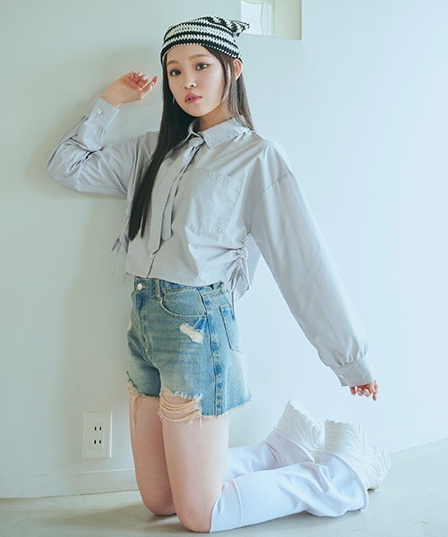 セール】ダメージデニムショートパンツ（その他パンツ