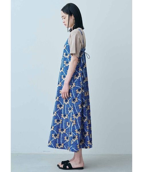 ケ*ン様 アフリカンプリントA8♠半袖フレアワンピース Vin｜アフリカンプリントフレアワンピース | Rakuten Fashion