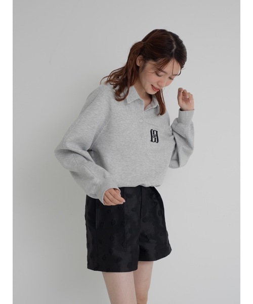 JUMELLE（ジュメロ）の「polo logo sweat（スウェット・レディース・グレー・FREE）」の8枚目の写真