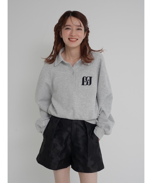 JUMELLE（ジュメロ）の「polo logo sweat（スウェット・レディース・グレー・FREE）」の9枚目の写真