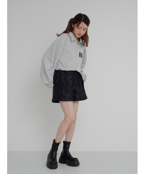 JUMELLE（ジュメロ）の「polo logo sweat（スウェット・レディース・グレー・FREE）」の14枚目の写真
