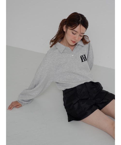 JUMELLE（ジュメロ）の「polo logo sweat（スウェット・レディース・グレー・FREE）」の15枚目の写真