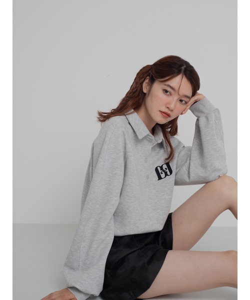 JUMELLE（ジュメロ）の「polo logo sweat（スウェット・レディース・グレー・FREE）」の18枚目の写真