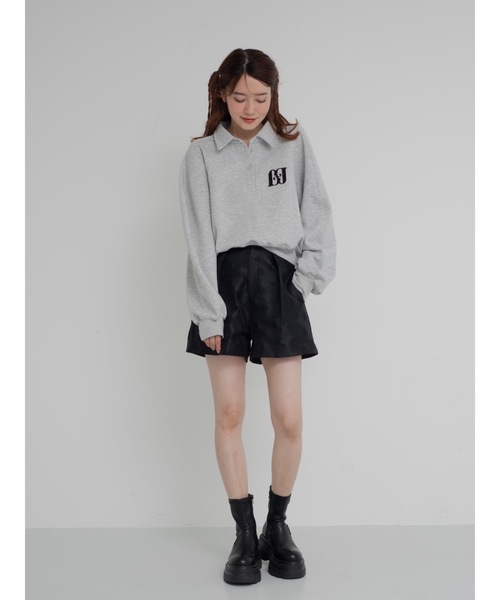 JUMELLE（ジュメロ）の「polo logo sweat（スウェット・レディース・グレー・FREE）」の19枚目の写真