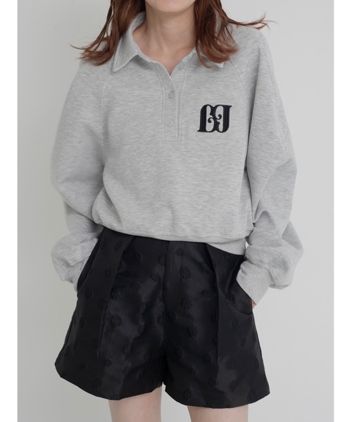 JUMELLE（ジュメロ）の「polo logo sweat（スウェット・レディース・グレー・FREE）」の2枚目の写真