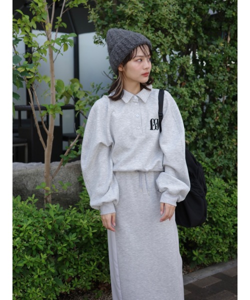 JUMELLE（ジュメロ）の「polo logo sweat（スウェット・レディース・グレー・FREE）」の21枚目の写真