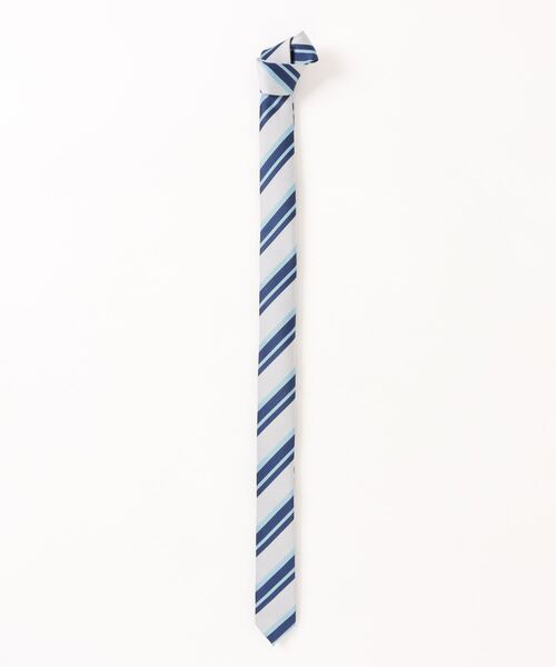 THE MORNING AFTER（ザ モーニング アフター）の「3.5・ダブルストライプネクタイ（ネクタイ・メンズ・ピンク/ブラック/ブルー・FREE）」の2枚目の写真