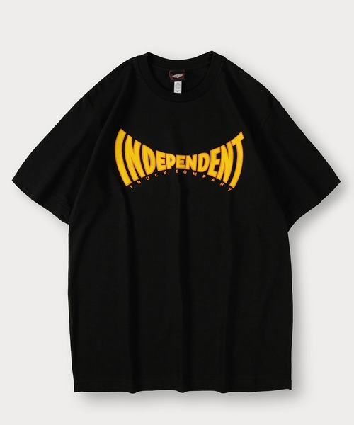 INDEPENDENT（インディペンデント）の「【INDEPENDENT/インデペンデント】スパニングロゴ半袖Tシャツ（Tシャツ/カットソー・メンズ・ブルー/ブラック・M/XL/L）」の3枚目の写真