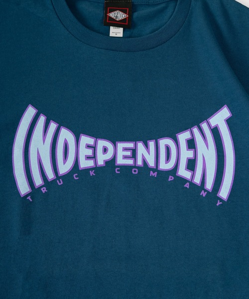 INDEPENDENT（インディペンデント）の「【INDEPENDENT/インデペンデント】スパニングロゴ半袖Tシャツ（Tシャツ/カットソー・メンズ・ブルー/ブラック・M/XL/L）」の7枚目の写真