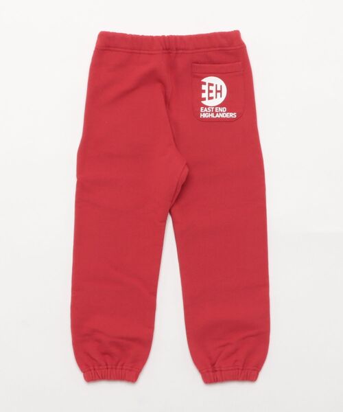 EAST END HIGHLANDERS(イーストエンドハイランダーズ)の「East End Highlanders / スウェットパンツ<100-120cm>(スウェットパンツ・キッズ・ホワイト/レッド/チョコ・100/110/120)」の4枚目の写真