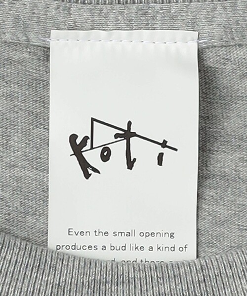 koti BEAUTY&YOUTH（コティ ビューティアンドユース）の「＜koti BEAUTY&YOUTH＞ TODORIKI TEE WESTERING SUN/Tシャツ（Tシャツ/カットソー・メンズ・グレー・M/L/XL）」の3枚目の写真