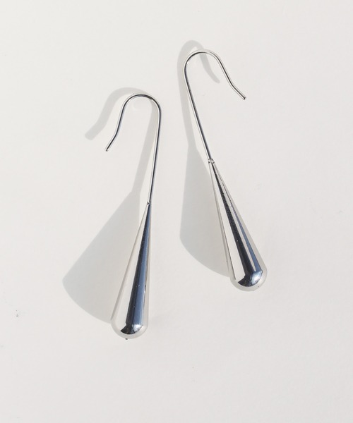 abaskdesign（アバスクデザイン）の「金属アレルギー対応 ドロップロングフックピアス（ピアス（両耳用）・レディース・ゴールド/シルバー・FREE）」の8枚目の写真