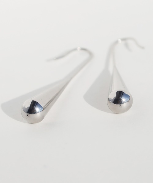 abaskdesign（アバスクデザイン）の「金属アレルギー対応 ドロップロングフックピアス（ピアス（両耳用）・レディース・ゴールド/シルバー・FREE）」の10枚目の写真