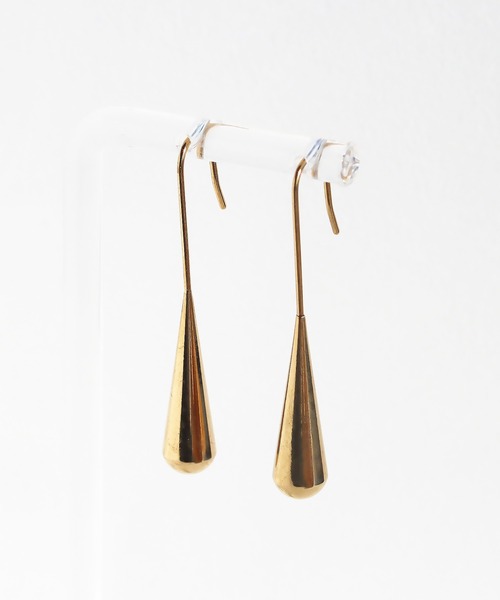 abaskdesign（アバスクデザイン）の「金属アレルギー対応 ドロップロングフックピアス（ピアス（両耳用）・レディース・ゴールド/シルバー・FREE）」の12枚目の写真