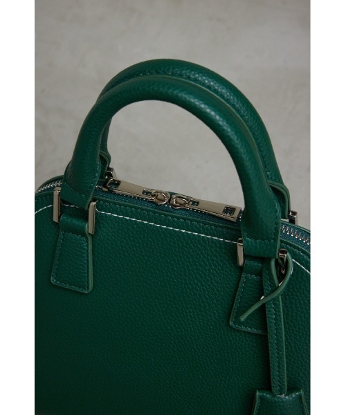 AZUL by moussy(アズールバイマウジー)の「ダブルジッパーハンドバッグ(ハンドバッグ・レディース・シルバー/ブルー/グレー/レッド/ブラック/アイボリー/グリーン系その他2/ベージュ/ブラウン/グリーン・FREE)」の18枚目の写真