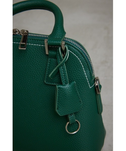 AZUL by moussy(アズールバイマウジー)の「ダブルジッパーハンドバッグ(ハンドバッグ・レディース・シルバー/ブルー/グレー/レッド/ブラック/アイボリー/グリーン系その他2/ベージュ/ブラウン/グリーン・FREE)」の19枚目の写真