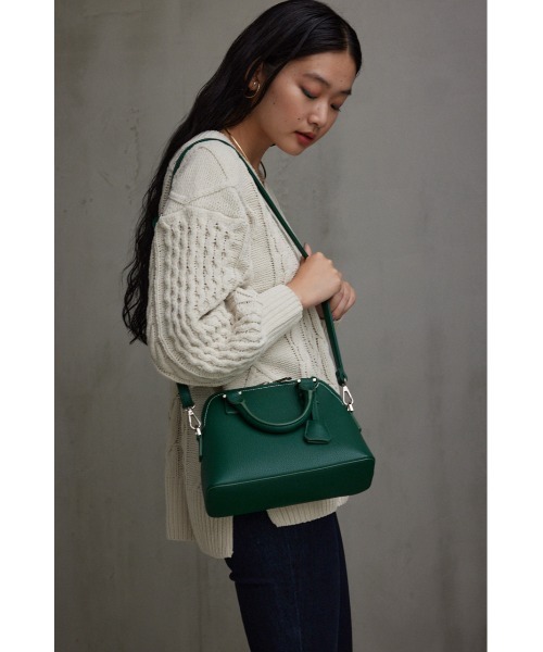 AZUL by moussy(アズールバイマウジー)の「ダブルジッパーハンドバッグ(ハンドバッグ・レディース・シルバー/ブルー/グレー/レッド/ブラック/アイボリー/グリーン系その他2/ベージュ/ブラウン/グリーン・FREE)」の22枚目の写真