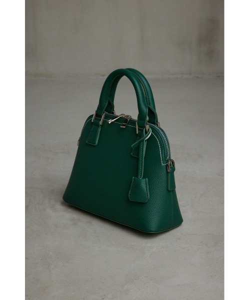 AZUL by moussy(アズールバイマウジー)の「ダブルジッパーハンドバッグ(ハンドバッグ・レディース・シルバー/ブルー/グレー/レッド/ブラック/アイボリー/グリーン系その他2/ベージュ/ブラウン/グリーン・FREE)」の14枚目の写真