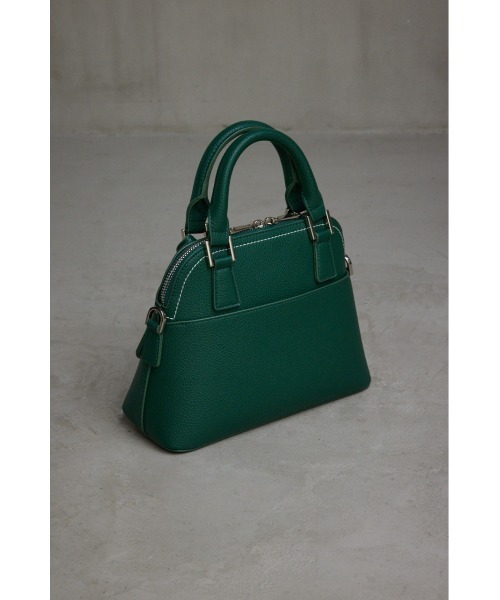 AZUL by moussy(アズールバイマウジー)の「ダブルジッパーハンドバッグ(ハンドバッグ・レディース・シルバー/ブルー/グレー/レッド/ブラック/アイボリー/グリーン系その他2/ベージュ/ブラウン/グリーン・FREE)」の16枚目の写真