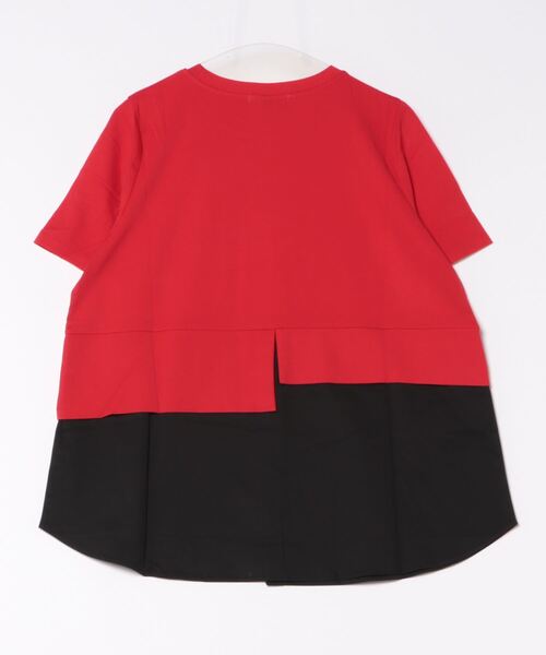 B'day(ビーデイ)の「【 B'day / ビーデー 】アシンメトリー半袖Tシャツ(Tシャツ/カットソー・レディース・レッド/ブラック・LARGE/MEDIUM)」の18枚目の写真