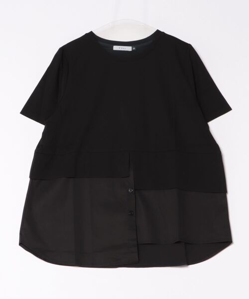 B'day(ビーデイ)の「【 B'day / ビーデー 】アシンメトリー半袖Tシャツ(Tシャツ/カットソー・レディース・レッド/ブラック・LARGE/MEDIUM)」の19枚目の写真