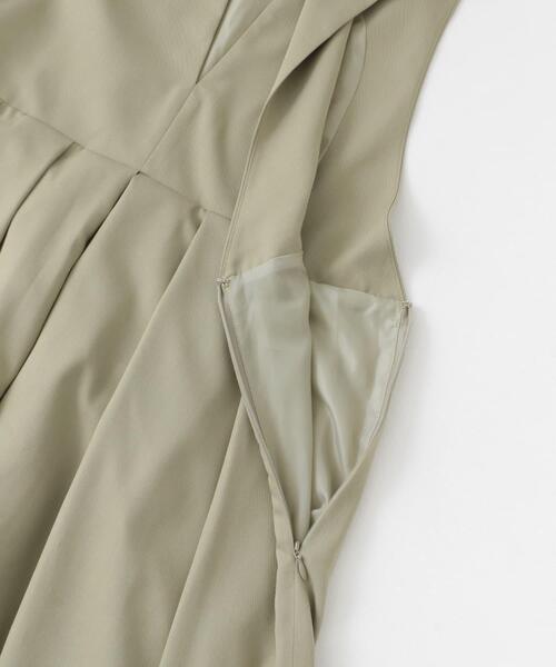 セール】『2サイズ展開』キーネックBIGプリーツジャンパースカート