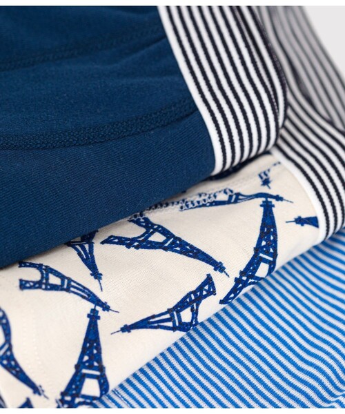 【セール】トランクス３枚組（トランクス）｜PETIT BATEAU（プチバトー）