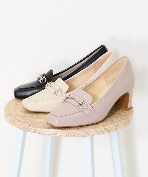 【セール】2024秋冬新作 ビットローファーヒールパンプス 41304（パンプス）｜ORiental TRaffic（オリエンタルトラフィック） 7,128円