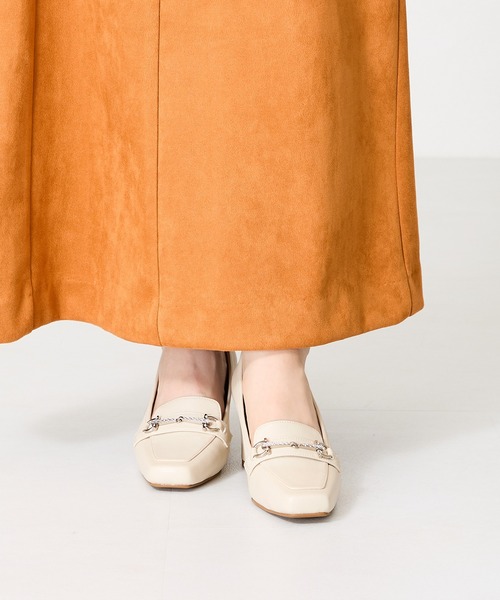 ORiental TRaffic（オリエンタルトラフィック）の「ビットローファーヒールパンプス 41304（パンプス・レディース・ピンク/ブラック/ホワイト・36/37/34/40/38/39/41/42/35）」の12枚目の写真