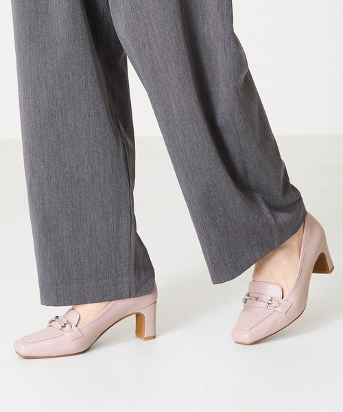 ORiental TRaffic（オリエンタルトラフィック）の「ビットローファーヒールパンプス 41304（パンプス・レディース・ピンク/ブラック/ホワイト・36/37/34/40/38/39/41/42/35）」の18枚目の写真