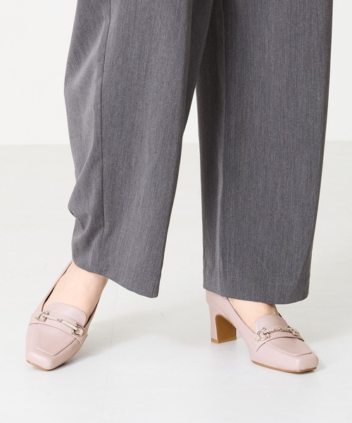 ORiental TRaffic（オリエンタルトラフィック）の「ビットローファーヒールパンプス 41304（パンプス・レディース・ピンク/ブラック/ホワイト・36/37/34/40/38/39/41/42/35）」の19枚目の写真