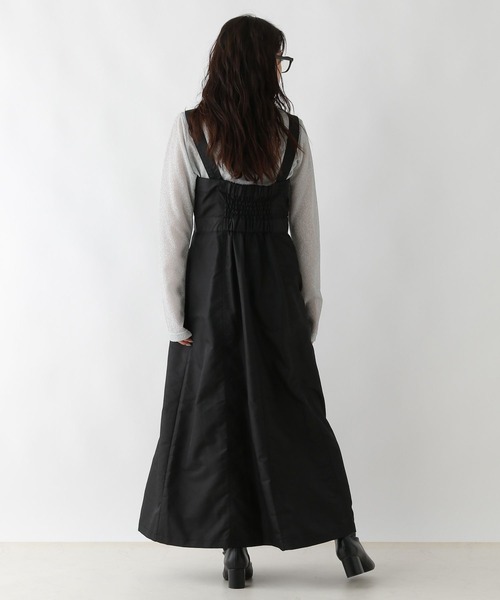 RAGEBLUE（レイジブルー）の「Wジップ/ミリタリーナイロンジャンスカ（ジャンパースカート・レディース・ブラック/オリーブ・FREE）」の19枚目の写真