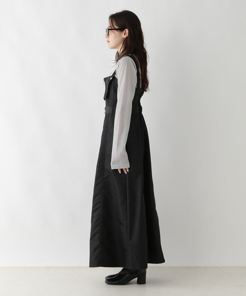 RAGEBLUE（レイジブルー）の「Wジップ/ミリタリーナイロンジャンスカ（ジャンパースカート・レディース・ブラック/オリーブ・FREE）」の14枚目の写真