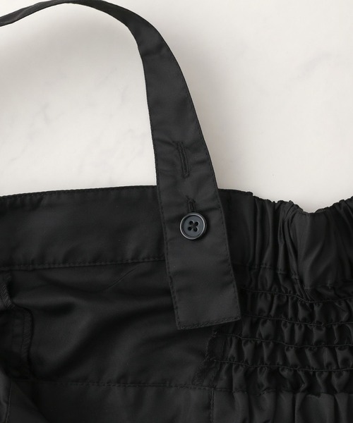 RAGEBLUE（レイジブルー）の「Wジップ/ミリタリーナイロンジャンスカ（ジャンパースカート・レディース・ブラック/オリーブ・FREE）」の6枚目の写真