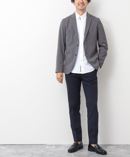 NOLLEY’S（ノーリーズ）の「《ビジカジ対応/吸水速乾》ドライマスター テープBDシャツ 24AW（シャツ/ブラウス・メンズ・ホワイト系その他4/ホワイト/ネイビー・M/L/XL/S）」の21枚目の写真