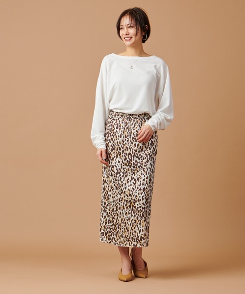 marmors(マルモア)の「【marmors】georgette boat neck p/o(Tシャツ/カットソー・レディース・ピンクベージュ/ブラック/オフホワイト・36)」の5枚目の写真