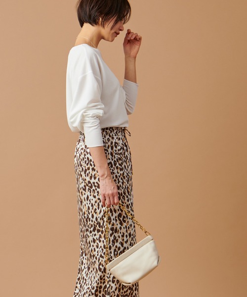 marmors(マルモア)の「【marmors】georgette boat neck p/o(Tシャツ/カットソー・レディース・ピンクベージュ/ブラック/オフホワイト・36)」の6枚目の写真