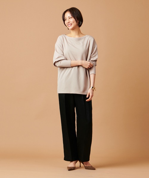marmors(マルモア)の「【marmors】georgette boat neck p/o(Tシャツ/カットソー・レディース・ピンクベージュ/ブラック/オフホワイト・36)」の21枚目の写真