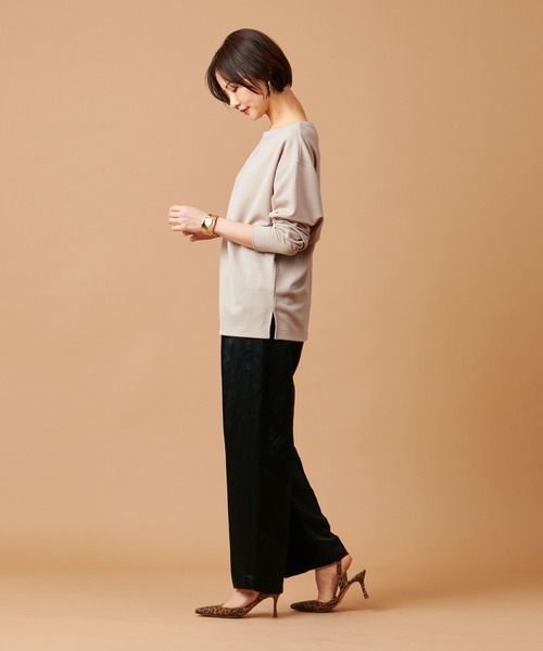marmors(マルモア)の「【marmors】georgette boat neck p/o(Tシャツ/カットソー・レディース・ピンクベージュ/ブラック/オフホワイト・36)」の22枚目の写真