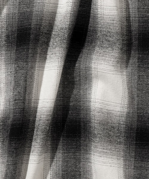 NO NEED（ノーニード）の「ネルチェック ルーズフィットシャツ（シャツ/ブラウス・メンズ・ブラック/ブルー/ホワイト/グリーン/ブラウン/レッド/ベージュ/その他1/サックスブルー・M/L/XL）」の15枚目の写真