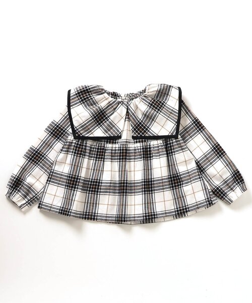 セール】【リンク・WEB限定】スクエアカラーチュニック