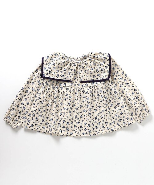 apres les cours(アプレレクール)の「【リンク・WEB限定】スクエアカラーチュニック(チュニック・キッズ・ストライプ/アイボリー/チェック・130/120/140/110/100/90/80)」の10枚目の写真