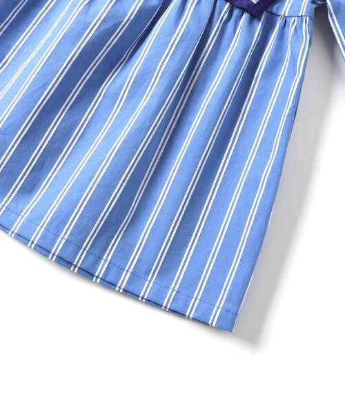 apres les cours(アプレレクール)の「【リンク・WEB限定】スクエアカラーチュニック(チュニック・キッズ・ストライプ/アイボリー/チェック・130/120/140/110/100/90/80)」の16枚目の写真