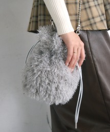 RETRO GIRL | モコモコ巾着バッグ(ショルダーバッグ)