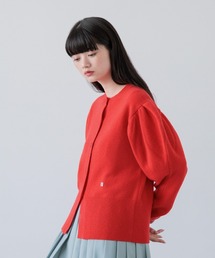 ★新品 yuw ユウ レッド 長袖 ニット・セーター FREE SIZE tx-cn-068-h7.jpg