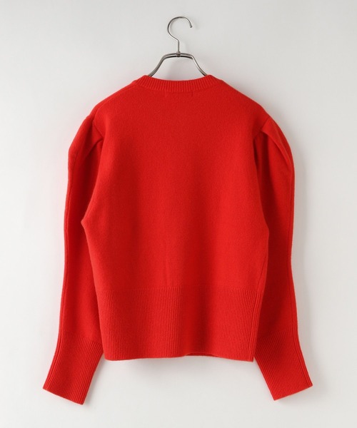 yuw（ユウ）の「ウールカシミヤパフカーディガン　140801（カーディガン/ボレロ・レディース・ブラック/グレー/レッド・FREE）」の4枚目の写真