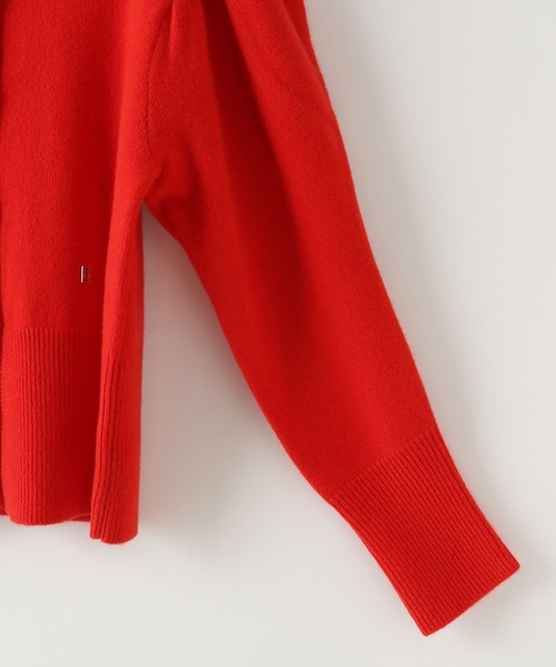 yuw（ユウ）の「ウールカシミヤパフカーディガン　140801（カーディガン/ボレロ・レディース・ブラック/グレー/レッド・FREE）」の7枚目の写真