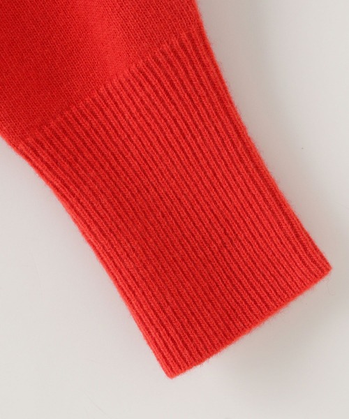 yuw（ユウ）の「ウールカシミヤパフカーディガン　140801（カーディガン/ボレロ・レディース・ブラック/グレー/レッド・FREE）」の8枚目の写真