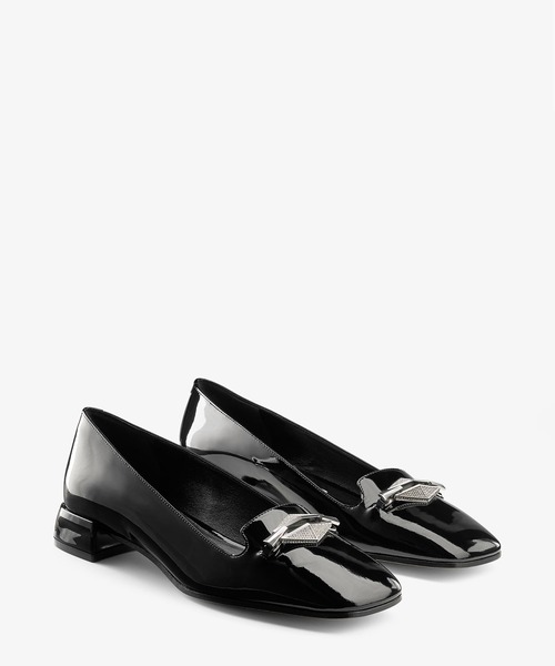 JIMMY CHOO（ジミーチュウ）の「RAVI FLAT（パンプス・レディース・ブラック/ボルドー・37/36.5/35.5/35/36/37.5）」の3枚目の写真