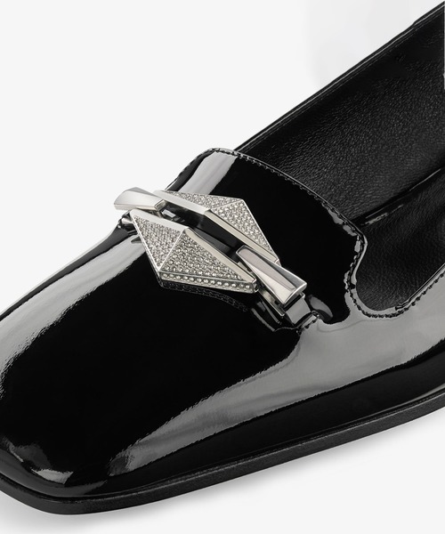 JIMMY CHOO（ジミーチュウ）の「RAVI FLAT（パンプス・レディース・ブラック/ボルドー・37/36.5/35.5/35/36/37.5）」の4枚目の写真